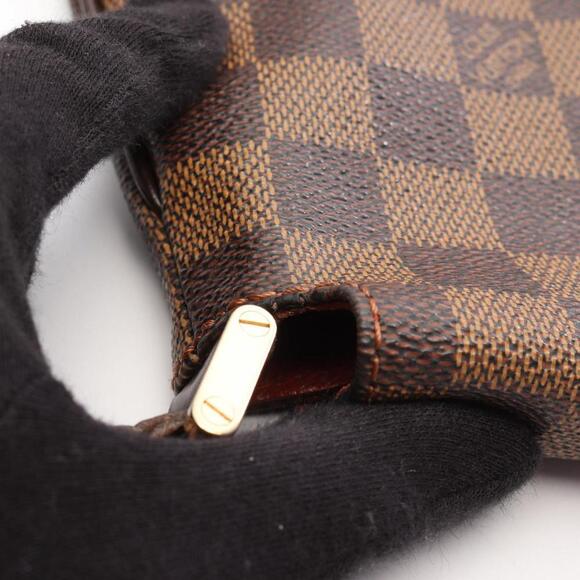 LOUIS VUITTON Brown Damier Leather Shoulder Bag - Picture 8 of 14